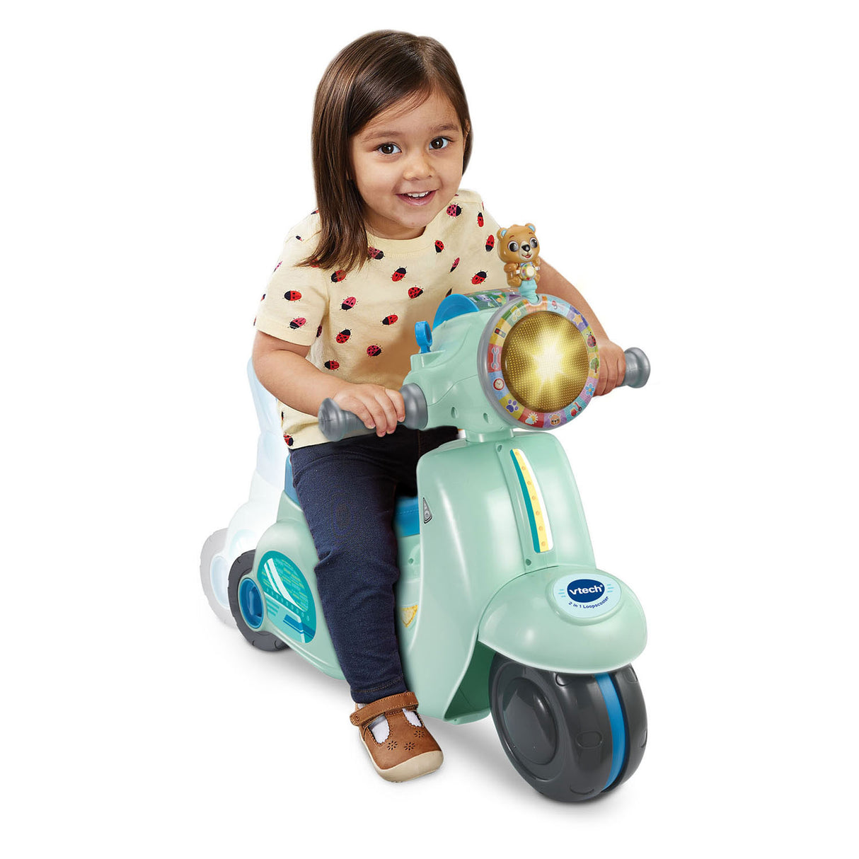 VTECH 2IN1 ROUND SCOTER BLUE