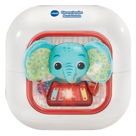 Vtech animal friends music cube - jouets éducatifs - plus de 80 mélodies, chansons, sons et phrases - jouets à partir de 3 mois
