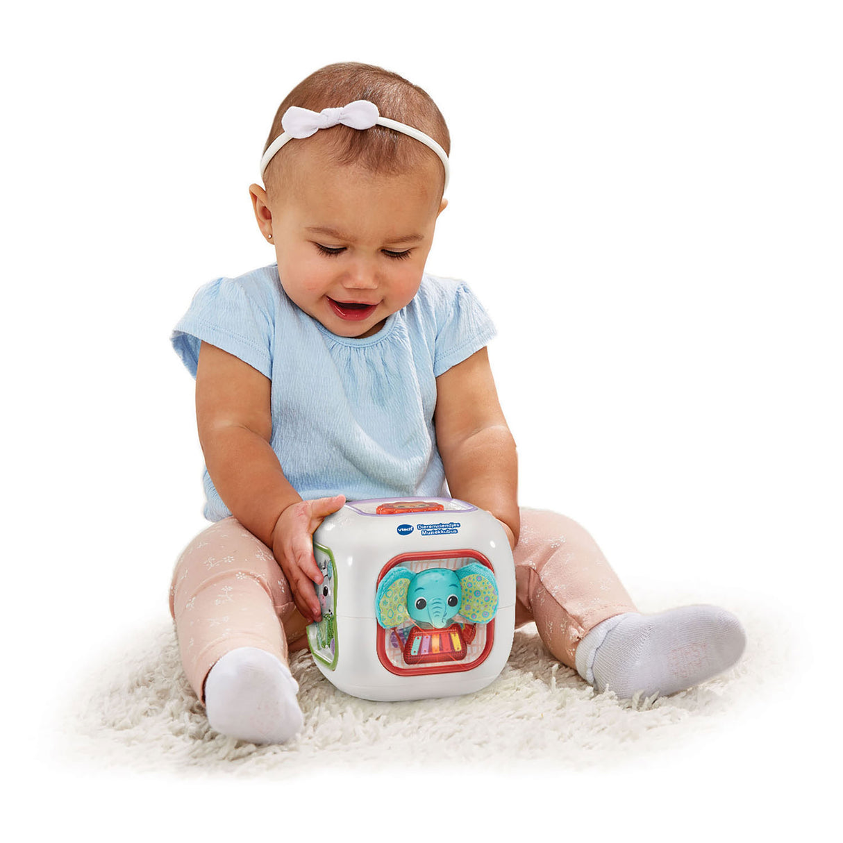 Vtech animal friends music cube - jouets éducatifs - plus de 80 mélodies, chansons, sons et phrases - jouets à partir de 3 mois