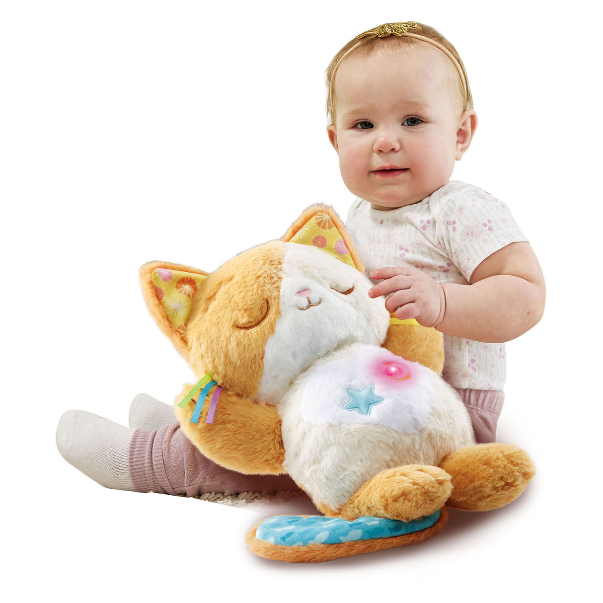 Vtech dors bien, chat en peluche