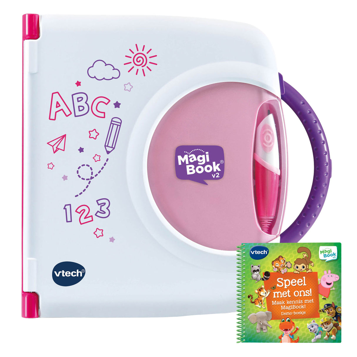 VTech Magibook Starter Set Pink With DeMoboek