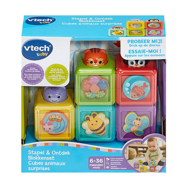 Vtech empiler et découvrir l'ensemble de blocs