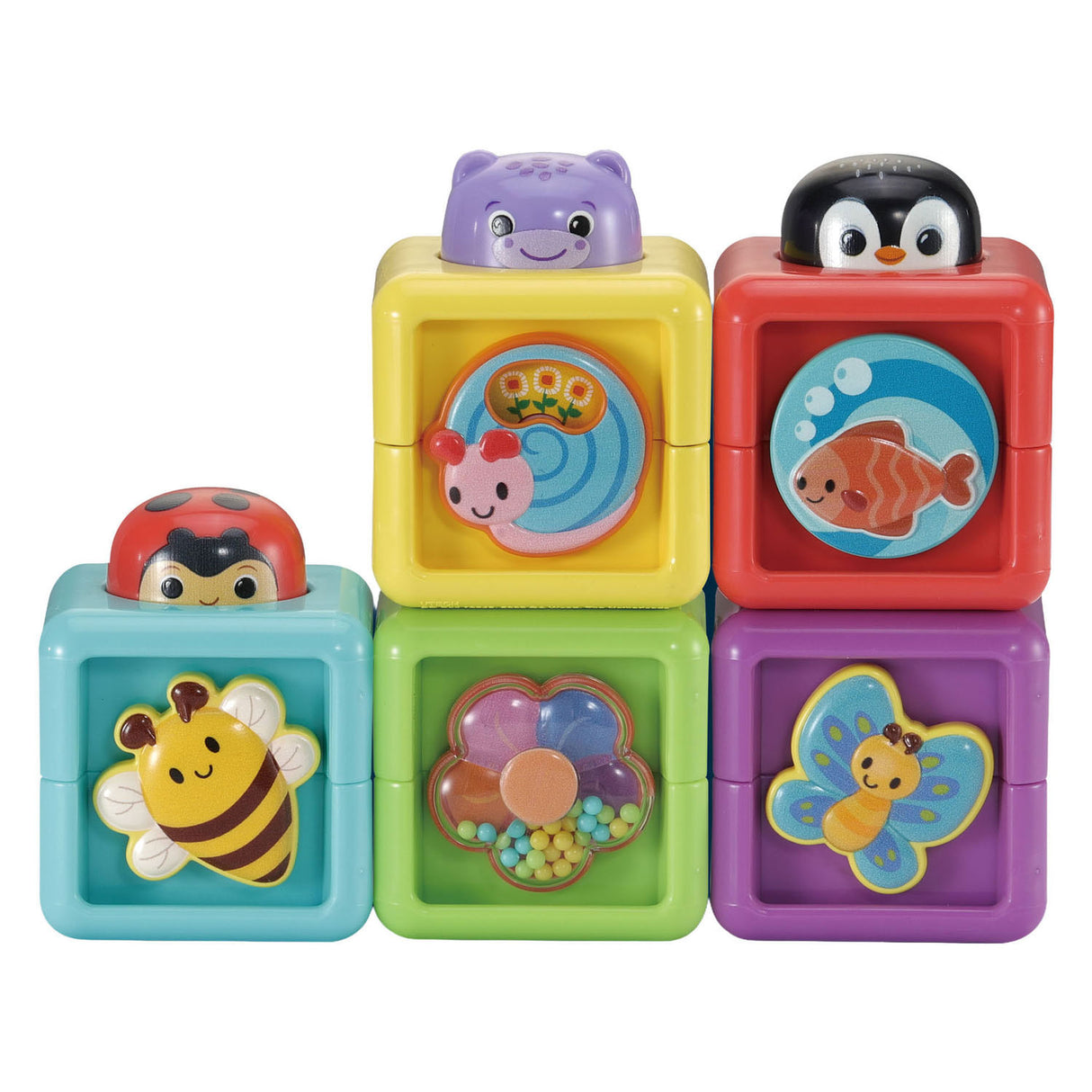 Vtech empiler et découvrir l'ensemble de blocs