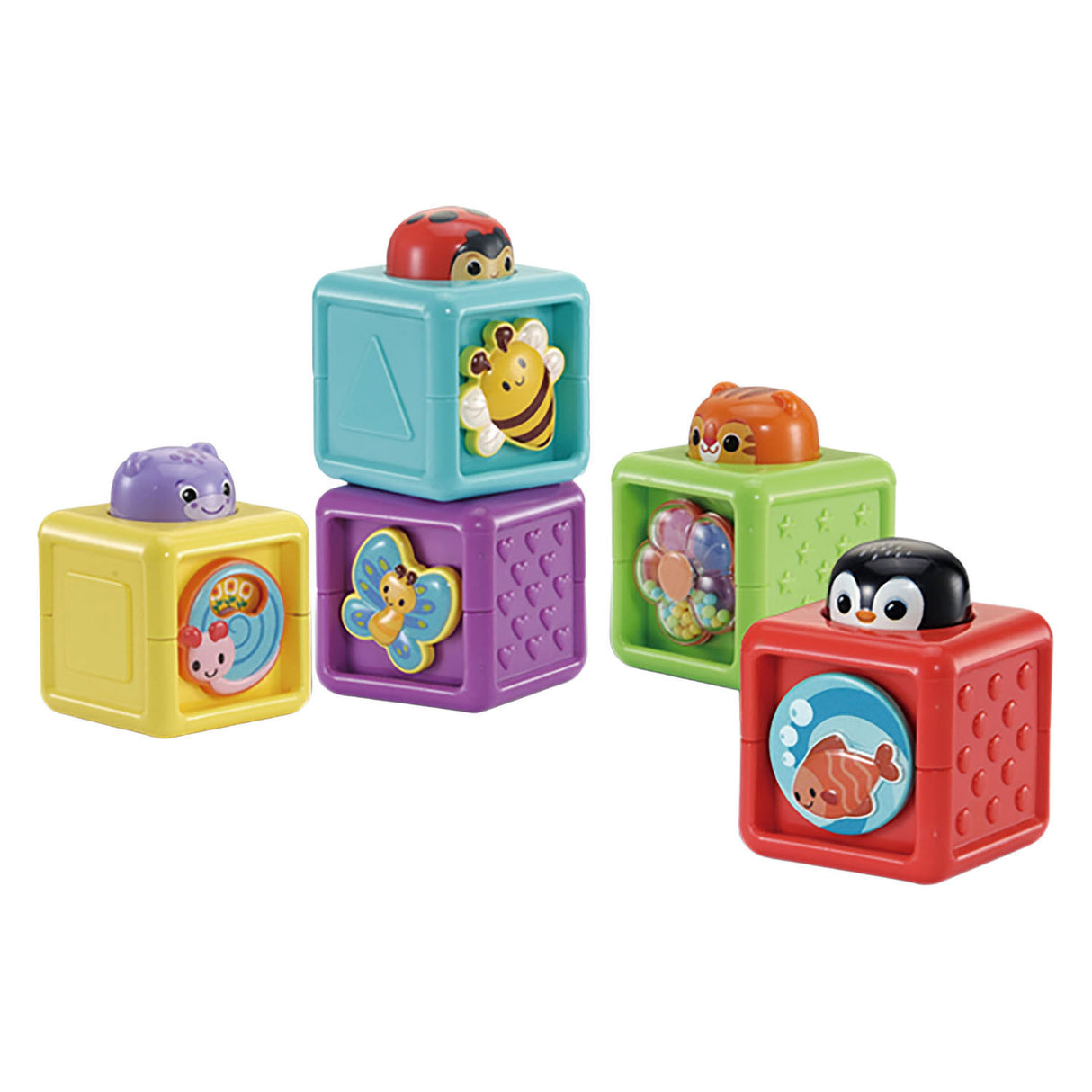 Vtech empiler et découvrir l'ensemble de blocs