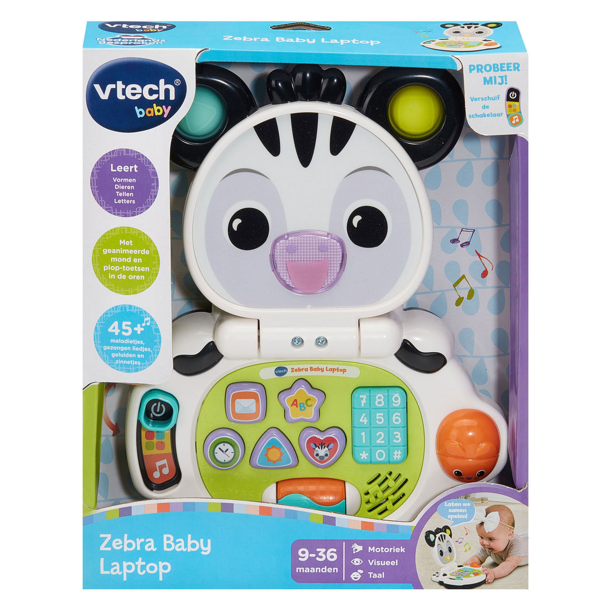 Ordinateur portable pour bébé zèbre Vtech Ordinateur portable pour bébé zèbre