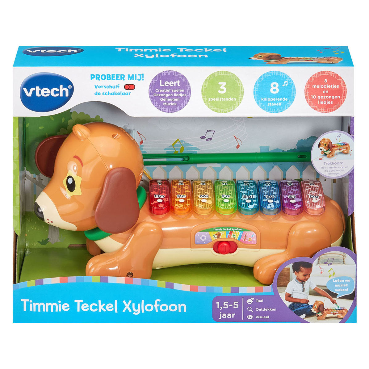 Xylophone Vtech Timmie Teckel avec lumière et son