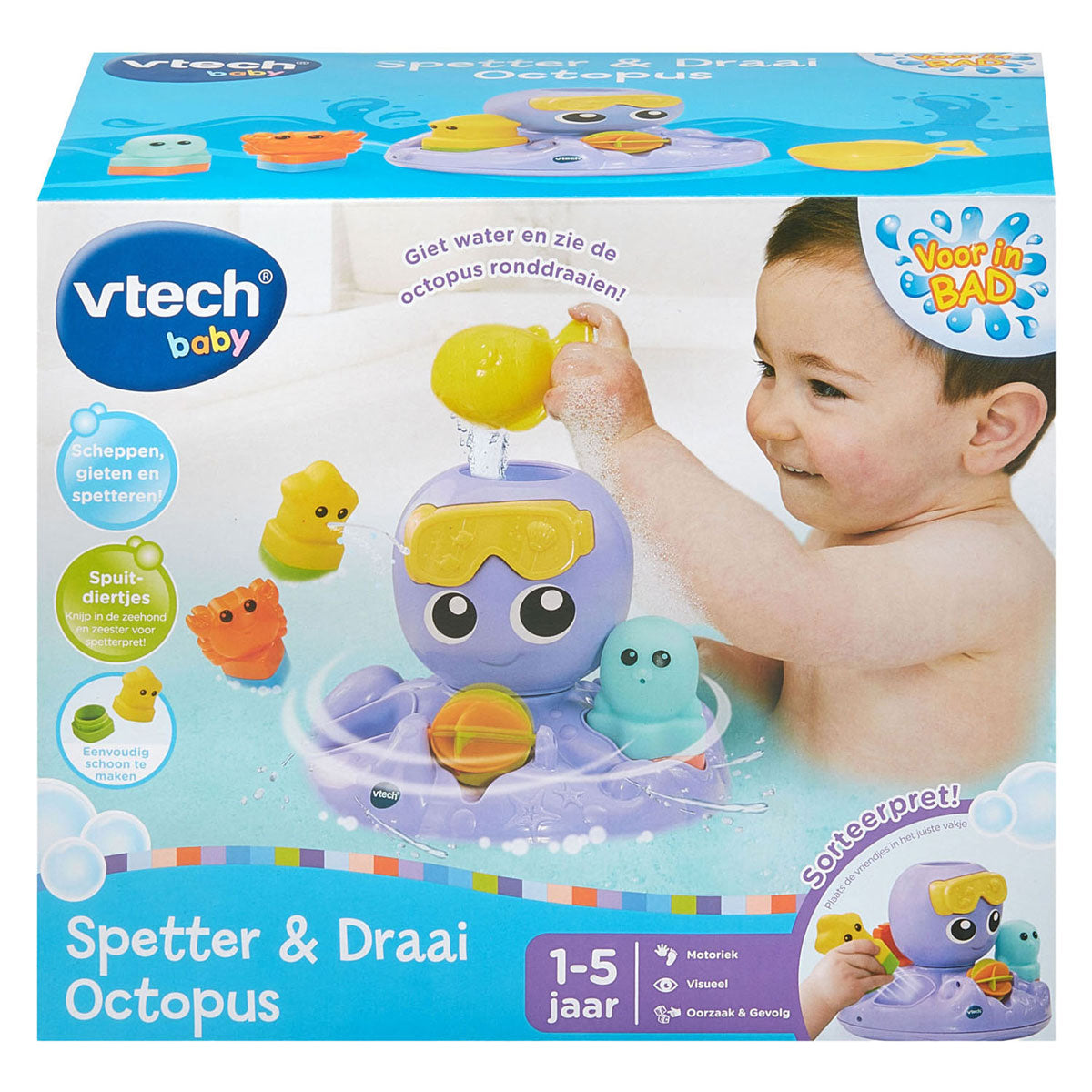 Vtech bain splash et twist poulpe