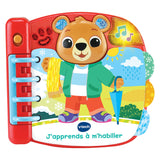 Vtech choisit des vêtements pour bébé avec un ours