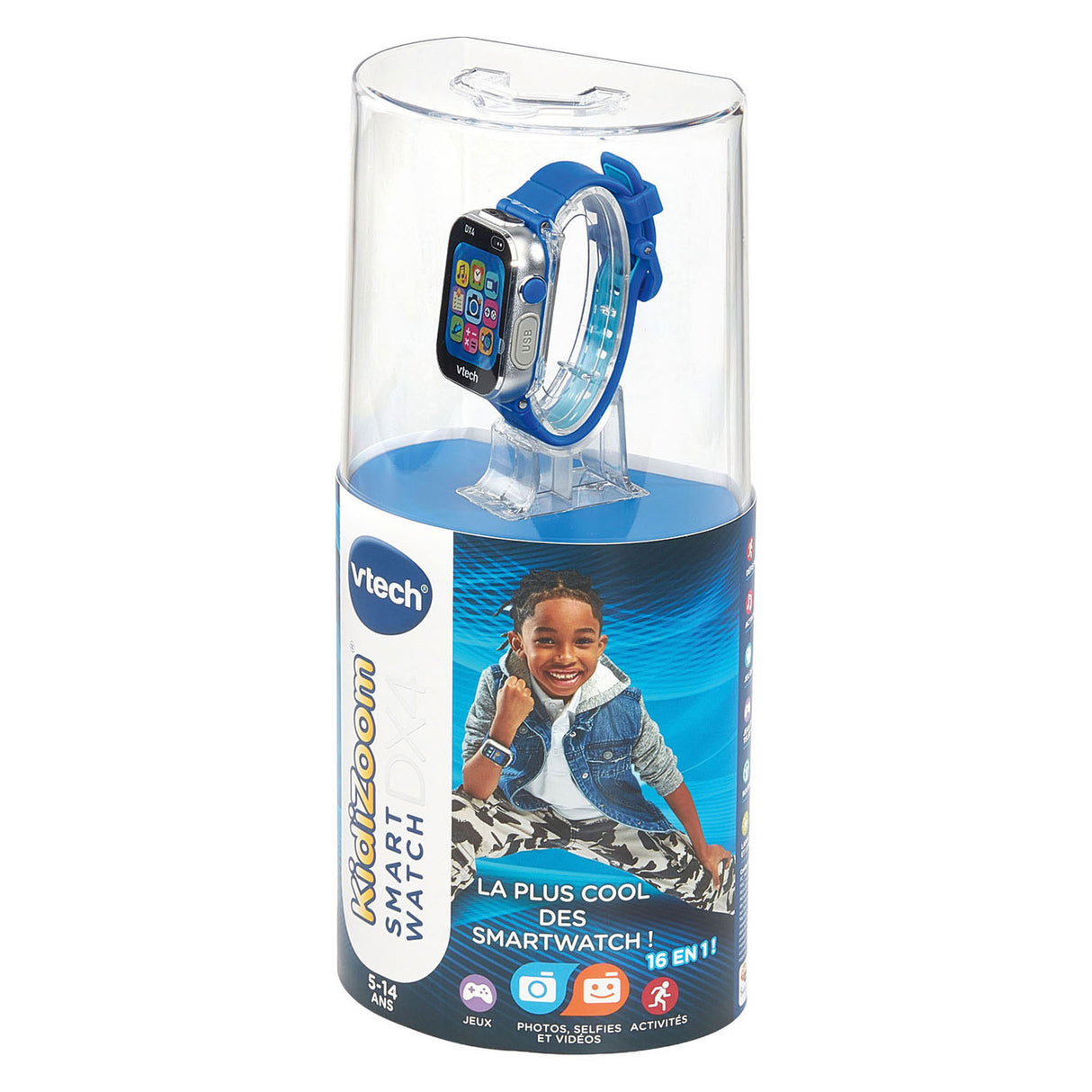 Vtech kidizoom montre intelligente dx4 bleu