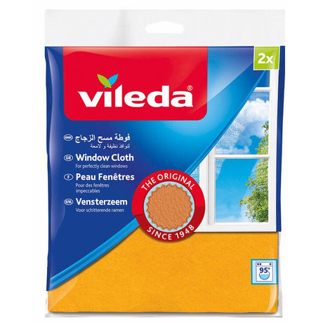 Vileda peau de chamois +30% microfibre 2 pièces | 2 pièces