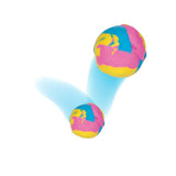 Toi-toys mastic rebondissant amusant crotte arc-en-ciel