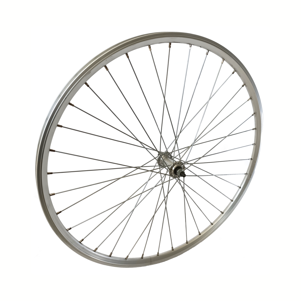 roue avant hybride de 28 pouces Velgrem aluminium 36g argent