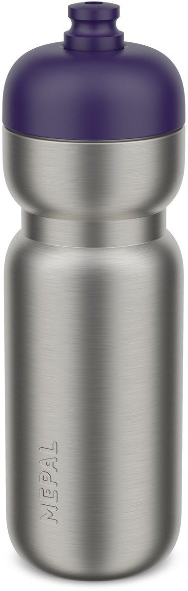 Bouteille de sport Mepal en acier inoxydable - 800 ml - pack. ouvrir et boire - acier inoxydable léger - passe au lave-vaisselle - gourdes - bleu nuit
