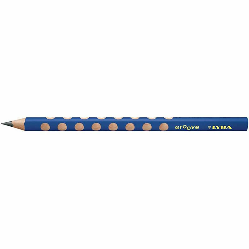 Crayons graphite Lyra groove, d 10 mm, b, recharge 4,25 mm, 12 pièces 1 boîte