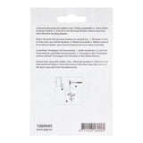 Mack 1069045 - deurstop cilindermodel inox look ø 20h30 mm 4 st pc | 6 stuks