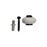 Mack 1069030 - deurstop met rubber zwart ø 30 mm 1 st pc | 6 stuks