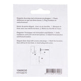 Mack 1069030 - deurstop met rubber zwart ø 30 mm 1 st pc | 6 stuks