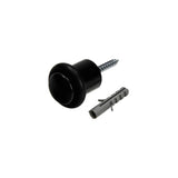 Mack 1069034 - deurstop cilindermodel zwart ø 20h30 mm 1 st pc | 6 stuks