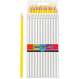 Crayons de couleur triangulaires Creativ company - jaune, 12 pcs.