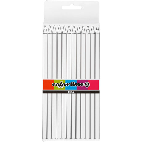 Crayons de couleur triangulaires Creativ company - jaune, 12 pcs.