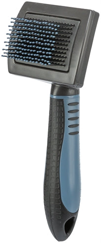 Brosse douce Trixie avec poils et picots en plastique