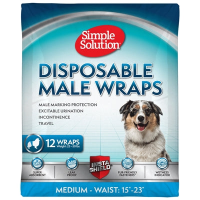Ruban urinaire jetable solution simple mâle - moyen 12 pcs