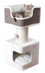 Trixie Scratching Post Ava White Grey