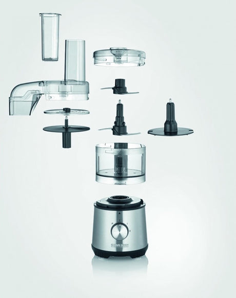 Robot culinaire compact Severin 400w inox km 3865