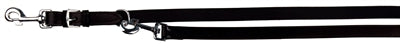 Trixie Dog Leash Police Line en cuir actif noir