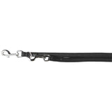 Trixie Dog Leash Police Line Active Comfort Leather Black