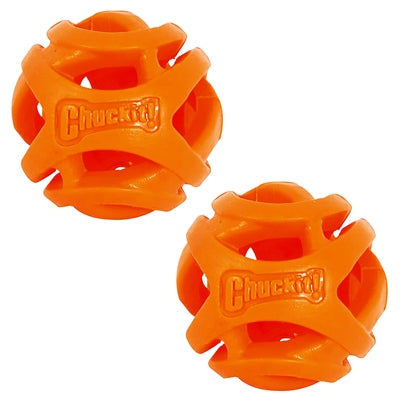 Chuckit respire à droite, va chercher la balle petite orange