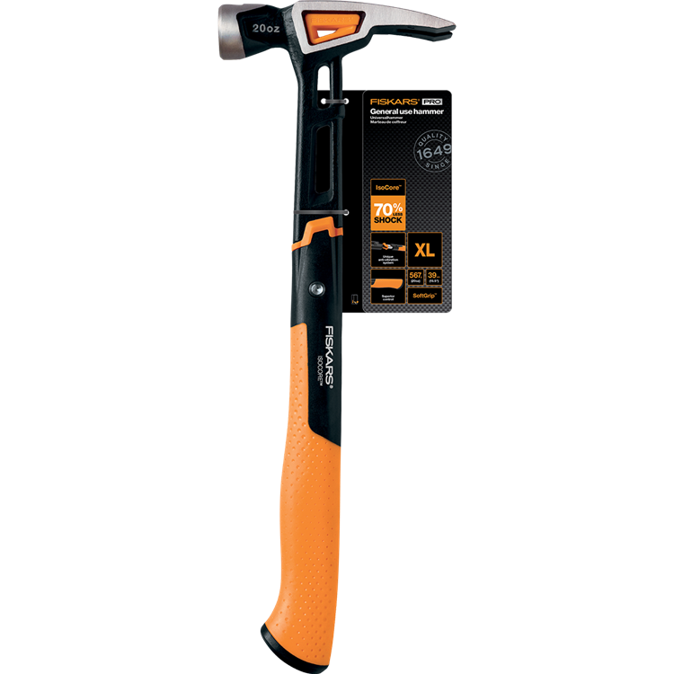 Fiskars isocore marteau à griffes xl