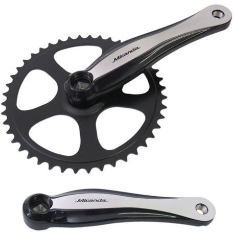 Crankset 46t Miranda Beta 1+ pour 3 32 Collier - Aluminium - noir