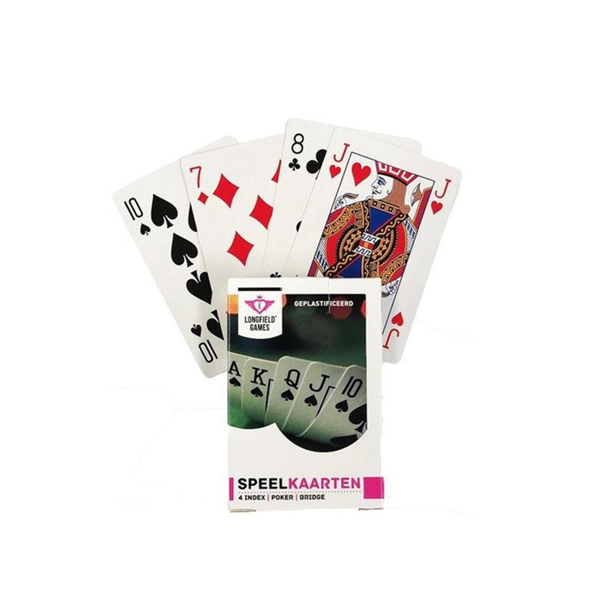 Cartes à jouer Longfield plastifiées