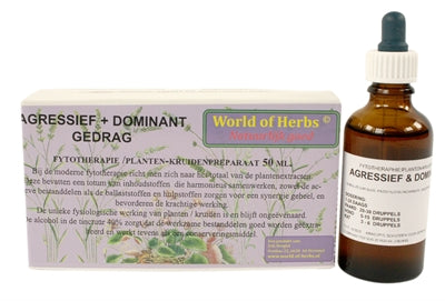 World of herbs Fytotherapie agressief dominant gedrag