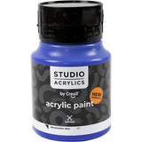 Peinture acrylique Creall Studio, semi-opaque, bleu outremer (42), 500 ml 1 flacon