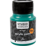 Peinture acrylique Creall Studio, opaque, vert phtalo (52), 500 ml 1 flacon