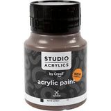 Peinture acrylique Creall Studio, opaque, terre d'ombre brûlée (69), 500 ml 1 bouteille