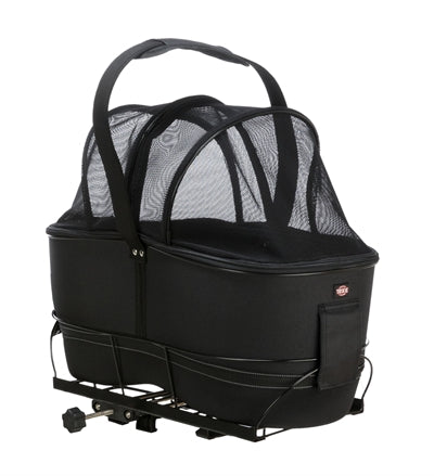 Trixie panier à vélo porte-bagages large noir