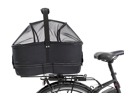 Trixie panier à vélo porte-bagages large noir