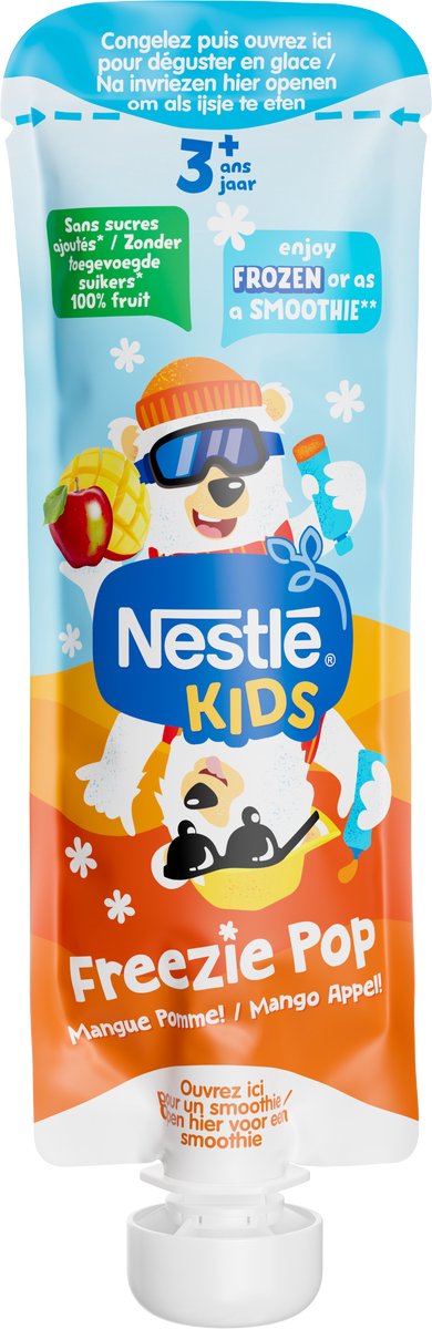 Nestlé kids freezie pop mangue pomme - 3+ ans - 12 x 70g