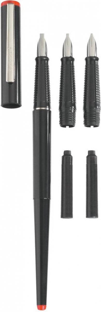 Ensemble de stylos de calligraphie Herlitz, 5 pièces.