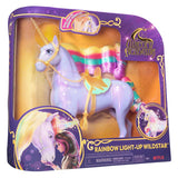 Unicorn Academy Licorne Wildstar arc-en-ciel lumineux 28 cm