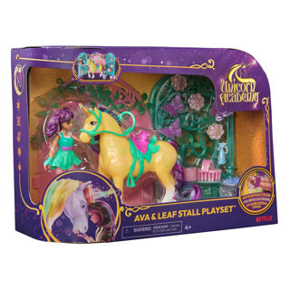 Spinmaster unicorn academy pop ava ensemble stable de feuilles de licorne