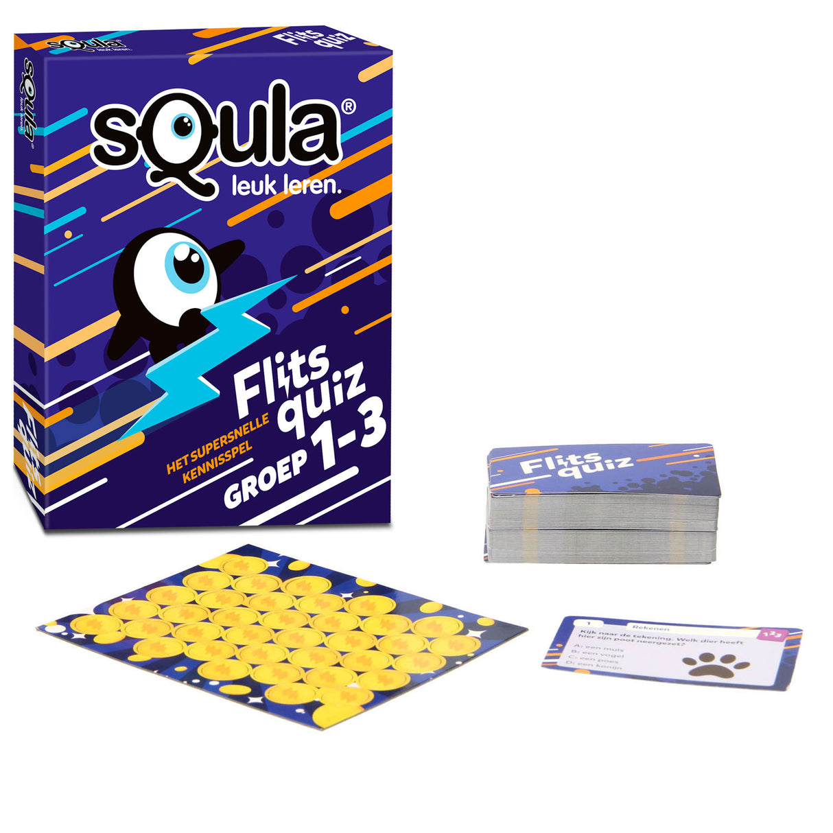 Jeux d'identité Squula Flash Quiz - Groupe 1 2 3