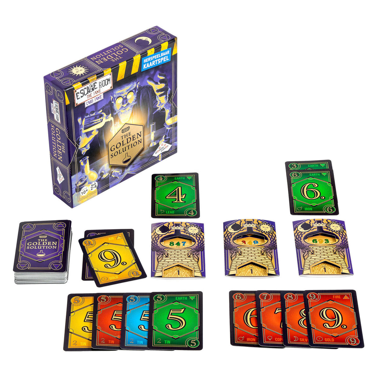 Jeux d'Identité Escape Room Le Jeu Jeu de Cartes La Solution en Or
