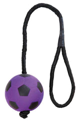 Trixie ballon de sport sur corde caoutchouc mousse flottant assorti