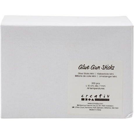 Creativ Company Glue Sticks Mini 10cm, 200st.