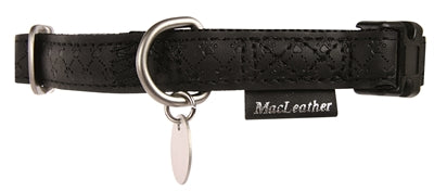 Collier en cuir noir