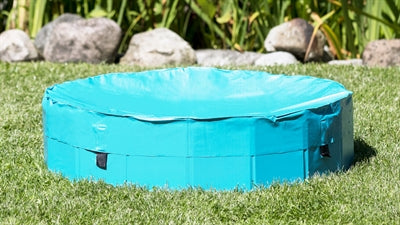 Trixie cover for dog swimming pool light blue